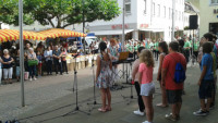 Nicht nur die Franzosen feiern - 14. Juli Tag des Gesangs in der Rastatter Innenstadt 